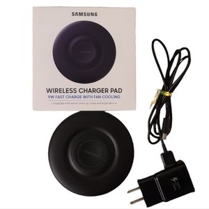 Samsung Wireless Charger Pad 9W Fast Charge With Fan Cooling